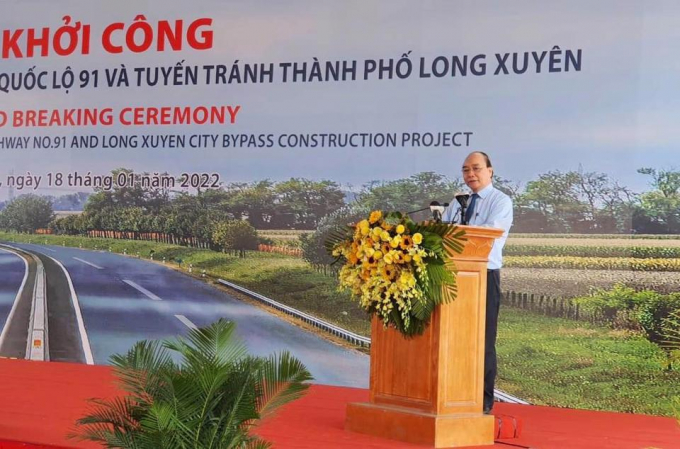 An Giang: Khởi công dự án giao thông 2.100 tỷ đồng