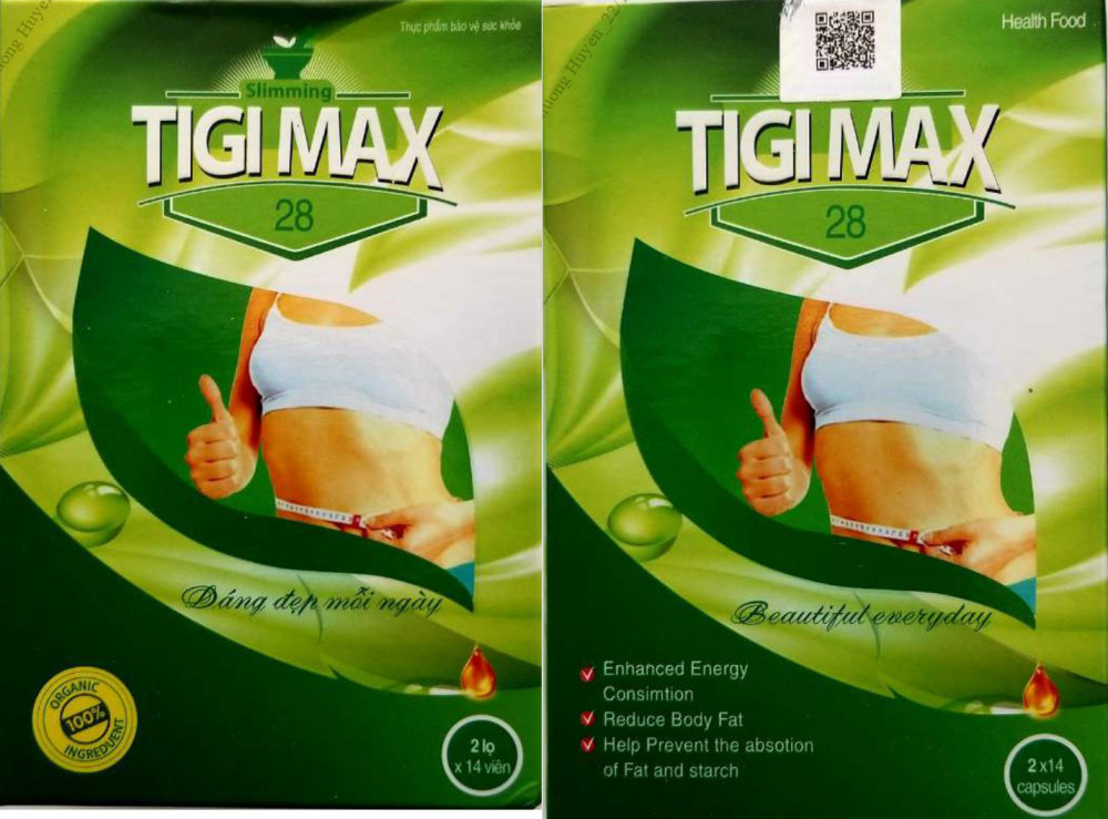 Cảnh báo: Phát hiện chất cấm Sibutramine trong sản phẩm Slimming TIGI MAX 28
