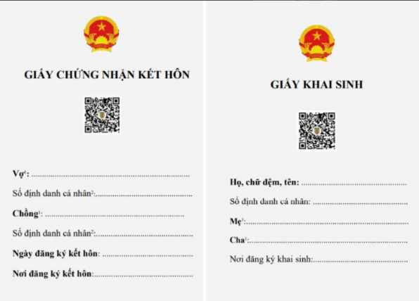 Từ 18/2/2022, giấy khai sinh và giấy chứng nhận kết hôn điện tử sẽ có hiệu lực pháp lý