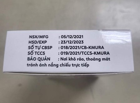 Cảnh báo: K6F2 thực phẩm bảo vệ sức khỏe Kmuravir vi phạm quy định về ghi nhãn