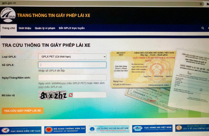 Bộ GTVT cảnh báo nhiều website giả mạo tra cứu thông tin giấy phép lái xe