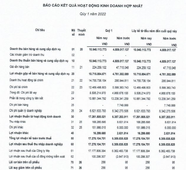 DRH Holdings: Sức khỏe tài chính giảm, nợ tăng nhanh