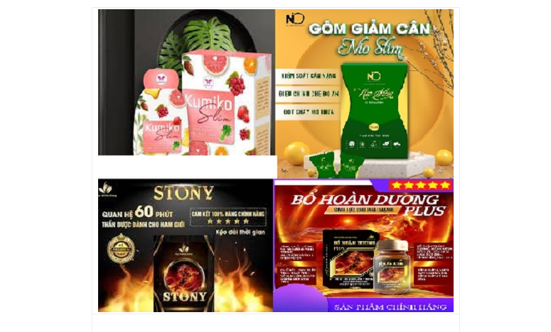 Thu hồi 5 sản phẩm tăng cường sinh lý, giảm béo của Công ty Y dược phẩm Vĩnh Điển