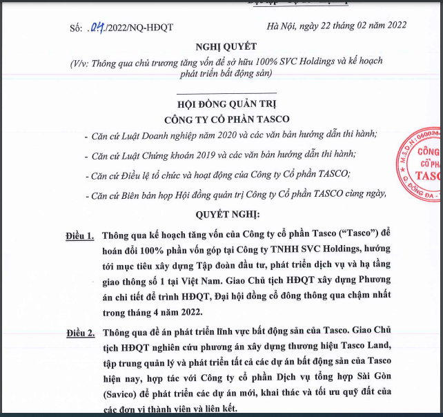 Hà Nội yêu cầu rà soát dự án Khu đô thị Foresa Villa hơn 2.800 tỷ của 'ông trùm' BOT Tasco