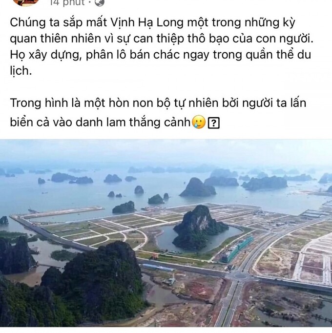 Quảng Ninh bác tin "phân lô bán nền" trên Vịnh Hạ Long, triệu tập người tung tin